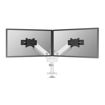 Neomounts Support de Bureau pour écran 24"-34" pour écran 2TFT, Blanc, Max. 11 kg