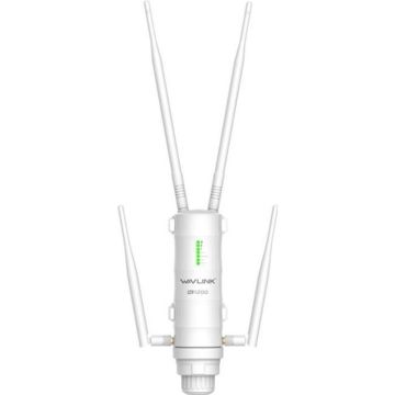 WAVLINK AC1200 Répéteur /Extenseur de Wifi extérieur/ point d'accès de haute puissance bifréquence avec antennes PoE