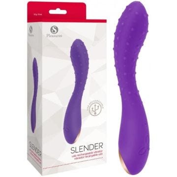 Vibromasseur Rechargeable Slender Violet - mixte / adulte
