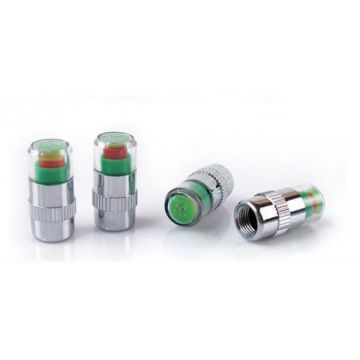SHOP-STORY - Lot 4 Bouchons Valve Pression Pneu 32PSI - 2.2BAR