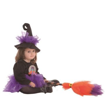 Déguisement Sorcière Tutu - DisfraZZes - Bébé - Noir - Intérieur - 24 mois - 2 ans