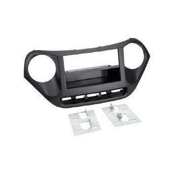 Facade autoradio 1DIN HYUNDAI I10 ap13 noir - avec vide poche - FACADE AUTORADIO HYUNDAI I10 11/2013&gt; NOIR -