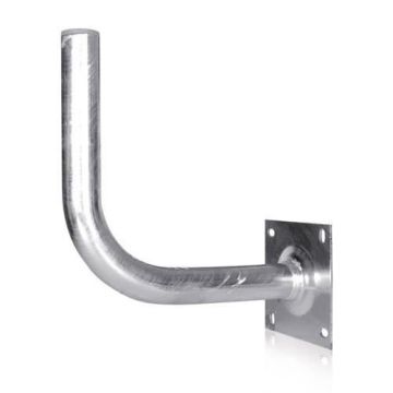 Support Mural Satellite - CAHORS - Diamètre 50 - Hauteur 350 mm - Base 200x200 mm - Fixation Durable
