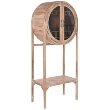 Meuble Auxiliaire - HOME ESPRIT - Teck Bois Recyclé - Multicolore - 83 x 42 x 184 cm - Adulte