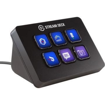 Corsair Elgato Stream Deck Mini - Contrôleur de création de contenus en direct avec six touches LCD personnalisables, pour Windows 1