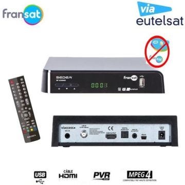 SEDEA RÉCEPTEUR SATELLITE FRANSAT – SF 4200 HD (EUTELSAT 5° OUEST) (VENDU SANS CARTE)