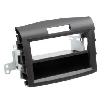 Kit Support autoradio - GENERIQUE - Honda CR-V ap12 - Couleur Noir - Avec vide poche