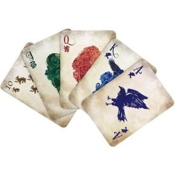 Jeu de Cartes Harry Potter Poudlard - Hogwarts 54 cartes