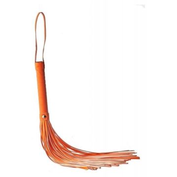 Fouet Phosphorescent Simili Cuir Orange Phosphorescent
