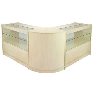 Comptoirs de Magasin - MonsterShop - Gemini C1200 et CM60 - Érable - Vitrine idéale pour servir les clients