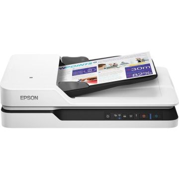Scanner de documents de bureau EPSON WorkForce DS-1660-W - Blanc - 25 ppm - USB 3.0, Wi-Fi(n)