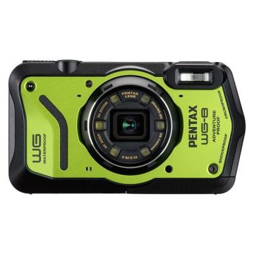 Pentax appareil photo apn compact compact étanche wg-8 vert