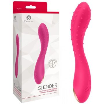 Vibromasseur Rechargeable Slender Rose - mixte / adulte
