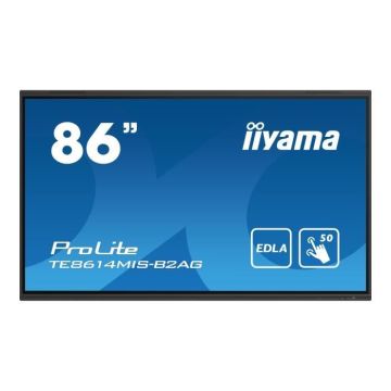 Écran LCD 86" - iiyama - ProLite TE8614MIS-B2AG - 4K - Tactile - Microphones intégrés