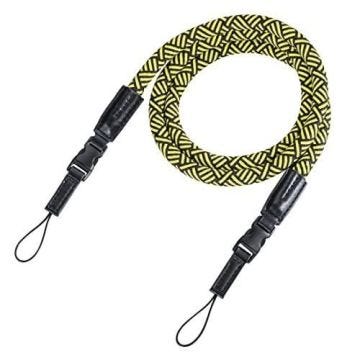 Sangle d'appareil photo HAMA BRAID 120 - Noir - Fermeture à clip - L.120 cm