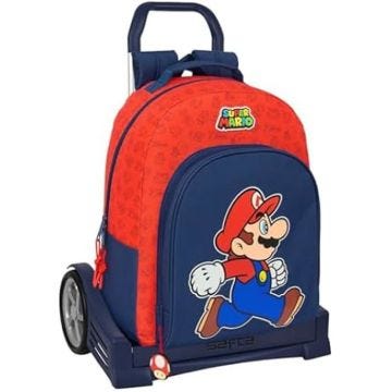 Sac à dos - SAFTA - SUPER MARIO TRICK - Ergonomique - Trolley - Pour enfants