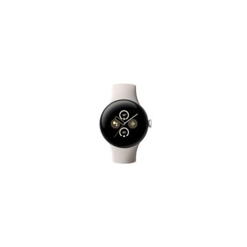Montre connectée - GOOGLE - Pixel Watch 2 - Aluminium Argent Poli - Bracelet Porcelaine - 4G LTE