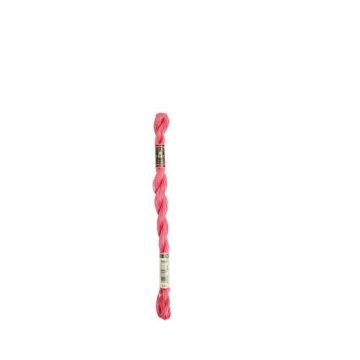 Fil DMC Coton Perlé Médium N5 Col. 335 Rose