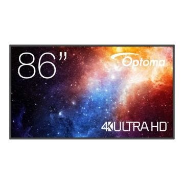 Écran LCD 4K - Optoma - N3861K - 86 pouces - Rétro-éclairé par LED - Affichage dynamique