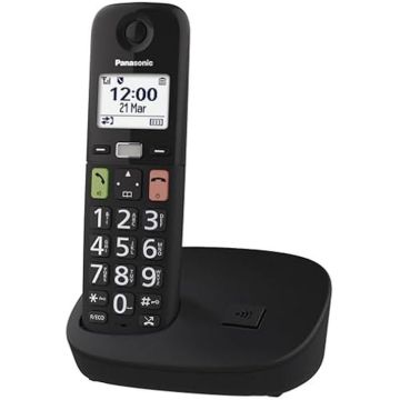 Téléphone sans Fil - PANASONIC - KX-TGU110EXB - Écran LCD - Grosses Touches - Appel Favori