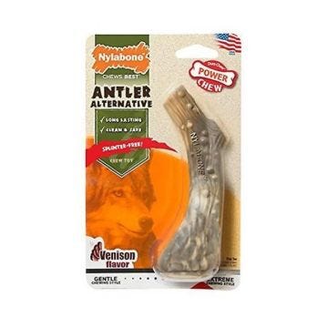 Jouet à mâcher pour chien Nylabone Extreme Antler Alternative Taille L 18 cm
