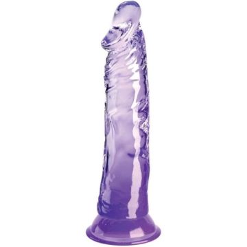 KING COCK - CLEAR PÉNIS RÉALISTE 19.7 CM VIOLET -