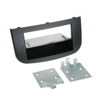 Facade autoradio FA2279A compatible avec Mitsubishi Colt avec vide poche Noir