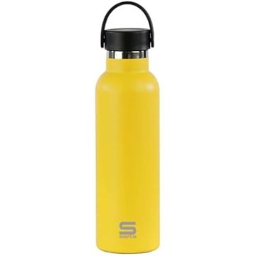 Bouteille isotherme - Safta - 600 ml - Acier inoxydable - Double isolation - 12h chaud, 24h froid