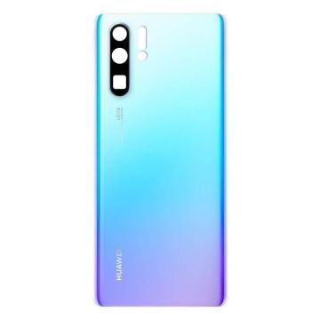 Cache Batterie Huawei P30 Pro Façade Arrière Remplacement Lentille Caméra Nacré Bleu