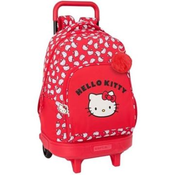 Sac à Dos à roulettes - SAFTA - Hello Kitty Iconic - Compact - Amovible - Confortable