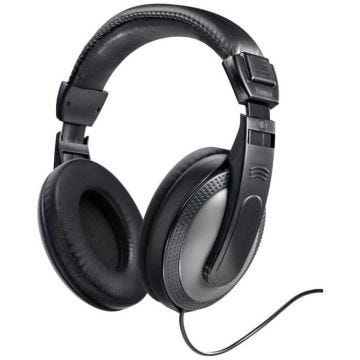 Casque - HAMA - ShellTV - Filaire - Sur-oreille - Confort optimal pour TV et musique