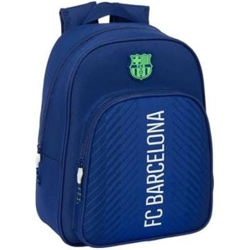 Sac à dos scolaire - SAFTA - F.C. BARCELONA - Bleu marine - Confortable - Pour enfants