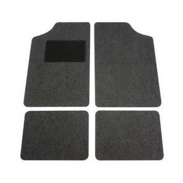 Tapis de sol - Uni - Anthracite - Polyester - 73 x 41,9 cm - Antidérapant