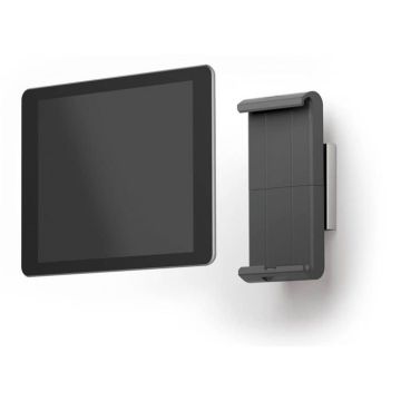 DURABLE TABLET HOLDER WALL - Montage mural pour tablette - aluminium, plastique ABS - argenté(e) - Taille d'écran : 7"-13"