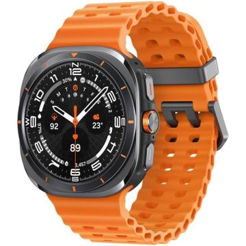 Montre intelligente avec cadran 47 mm 1,47" 480 x 480, Samsung Galaxy Watch Ultra en gris foncé, connectivité, 4G, WiFi 5, NFC et