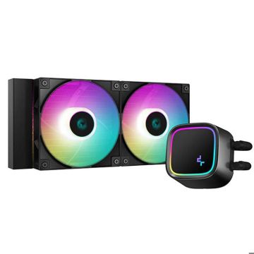 Watercooling AIO - DEEPCOOL - LE520 - 2x120mm - Compatible Intel et AMD - Eclairage ARGB
