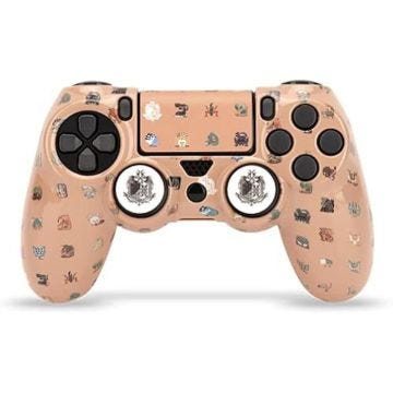 Coque + Grips pour Manette - FR-TEC - Monster Hunter - Multicolore - PS4 - Licence Officielle