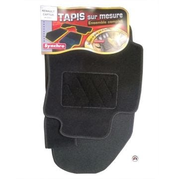 Tapis de sol - Renault - Captur - Sur mesure - Gris - Facile à nettoyer