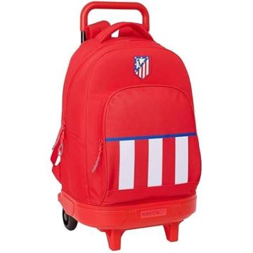 Sac à dos à roulettes compact amovible Safta ATLÉTICO DE MADRID