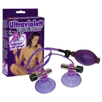 Ventouses pour mamelon - YOU 2 TOYS - Violet - Ventouse vibrante - Convient à elle et à lui