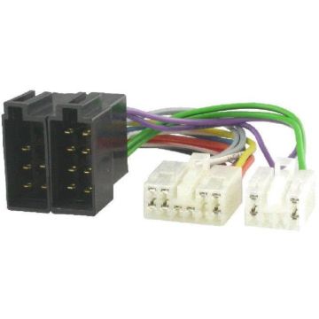 Fiche Autoradio 16PIN vers ISO - Terios YRV IS LX SC 4Runner Auris Avensis Celica Corolla Yaris Rav4 MR2 Prius etc