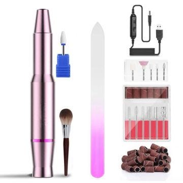 Ponceuse Ongle Électrique - Lime à Ongle Électrique - 13 en 1 - 25000 tr/min - Kit de Manucure Pédicure - Vitesse réglable - RIWILL