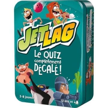 Jeu de société Jet Lag - ASMODEE - Jetlag - Jeu d’action et réflexe - Enfant - Extérieur