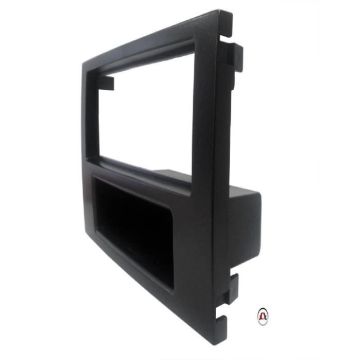 Facade autoradio FA199 compatible avec Ford C-Max SMax Avec vide poche Noir