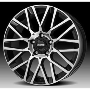 momo evo roue 9,5x19 ET45 5x112 revanche noir mat, poli 79,6 TUV -2023 -2023
