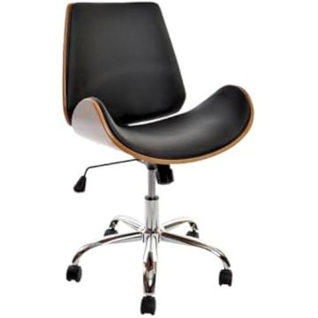 Chaise - DKD HOME DECOR - Marron - Bois de noyer - 1 place - Design contemporain