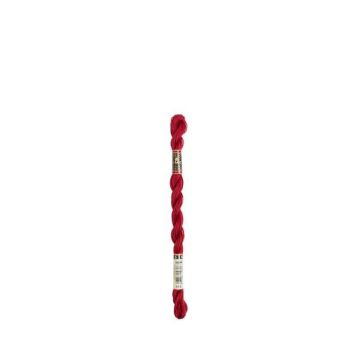 Fil - DMC - Coton Perlé Médium N5 - Rouge - 100% coton - 15 mètres