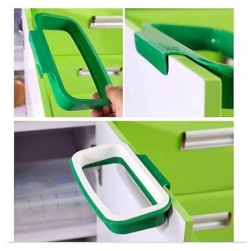 Durable Cuisine 22*12.5*4cm Placard Support de Sac Poubelle Râtelier de Pendaison en Plastique - LRPESH-C4419 L0740C