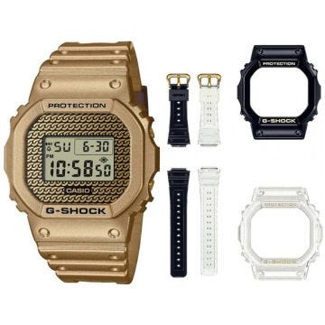 Montre Casio - Hommes - DWE-5600HG-1ER - Doré Plastique - 20 bar - Quartz - Digital - Adulte