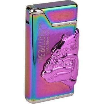 BRIQUET TEMPETE THE BULLDOG AMSTERDAM RAINBOW ARC EN CIEL électronique GAZ RECHARGEABLE